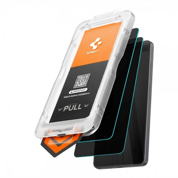 Spigen Samsung Galaxy S26 Ultra Skærmbeskyttelse GLAS.tR EZ Fit Pro Privacy 2-pak