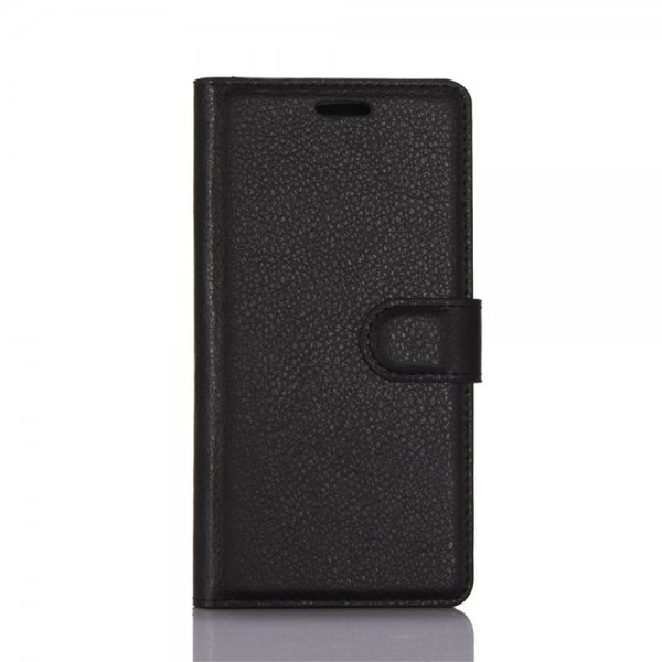 Samsung Galaxy S8 Etui Litchi Sort