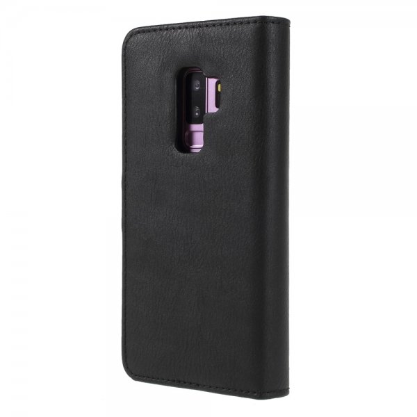Dg.Ming Samsung Galaxy S9 Plus Pung Etui Aftageligt Cover Sort