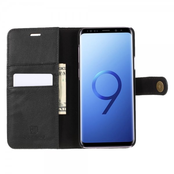 Dg.Ming Samsung Galaxy S9 Plus Pung Etui Aftageligt Cover Sort