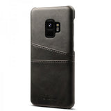 Samsung Galaxy S9 Cover med to Kortlommer Sort