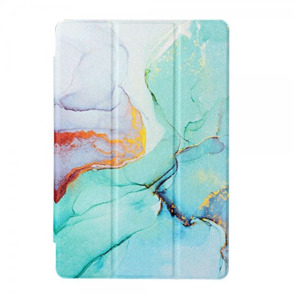 Samsung Galaxy Tab A7 Etui Motiv Grøn Marmor