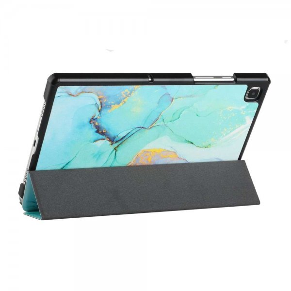 Samsung Galaxy Tab A7 Etui Motiv Grøn Marmor