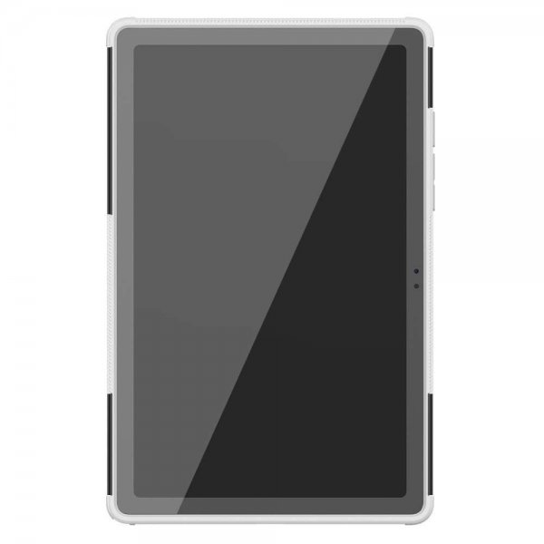 Samsung Galaxy Tab A7 Cover Dækmønster Stativfunktion Hvid