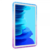 Samsung Galaxy Tab A7 Cover Glitter Gradient Blå Lilla