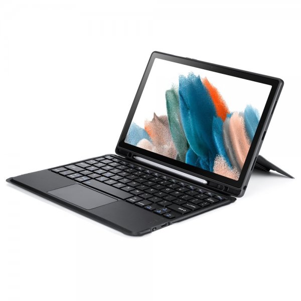 Dux Ducis Samsung Galaxy Tab A8 Etui Aftageligt Tastatur Sort