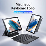 Dux Ducis Samsung Galaxy Tab A8 Etui Aftageligt Tastatur Sort
