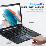 Dux Ducis Samsung Galaxy Tab A8 Etui Aftageligt Tastatur Sort