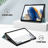 Samsung Galaxy Tab A9 Plus Etui Trifold Grøn