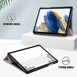 Samsung Galaxy Tab A9 Plus Etui Trifold Rosaguld