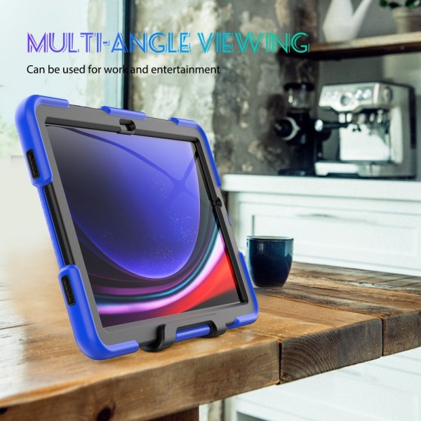Samsung Galaxy Tab A9 Plus/Tab A11 Plus Cover Heavy Duty Armor Blå