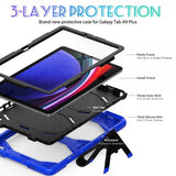 Samsung Galaxy Tab A9 Plus/Tab A11 Plus Cover Heavy Duty Armor Blå