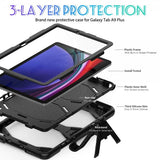 Samsung Galaxy Tab A9 Plus/Tab A11 Plus Cover Heavy Duty Armor Sort