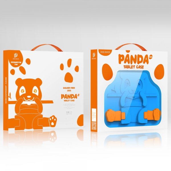 Dux Ducis Samsung Galaxy Tab A9 Plus Etui Panda Blå
