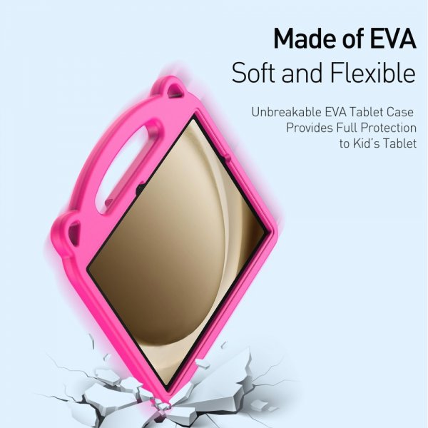 Dux Ducis Samsung Galaxy Tab A9 Plus Etui Panda Magenta