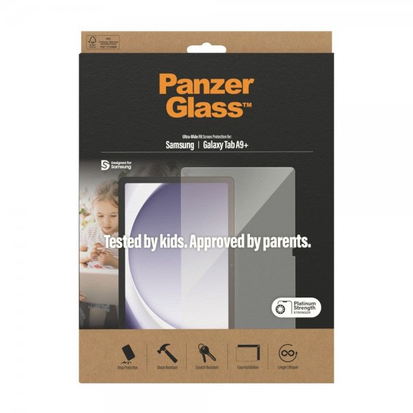 PanzerGlass Samsung Galaxy Tab A9 Plus Skærmbeskyttelse Ultra-Wide Fit