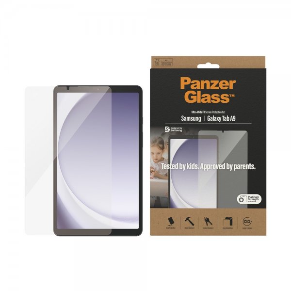 PanzerGlass Samsung Galaxy Tab A9 Skærmbeskyttelse Ultra-Wide Fit