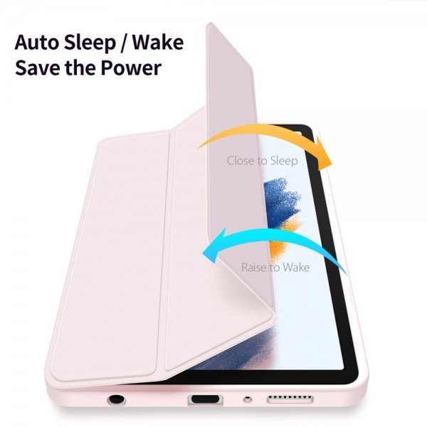 Dux Ducis Samsung Galaxy Tab A9 Cover TOBY Series Rosa