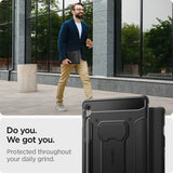Spigen Samsung Galaxy Tab S10 FE Cover Rugged Armor Pro Mat Sort