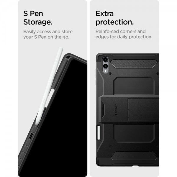 Spigen Samsung Galaxy Tab S11 Ultra Cover Tough Armor Pro Sort