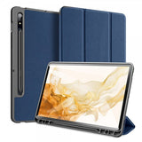 Dux Ducis Samsung Galaxy Tab S7/Galaxy Tab S8 Etui DOMO Series Blå