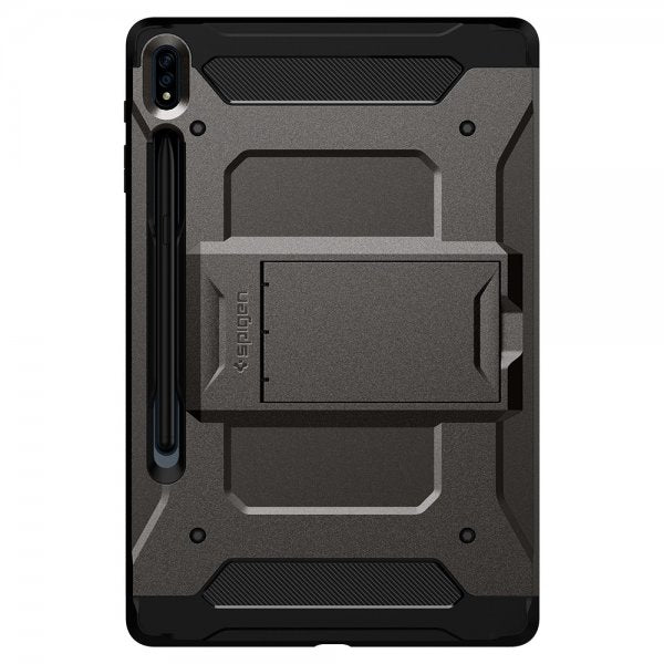 Spigen Samsung Galaxy Tab S7 Plus/Tab S8 Plus Cover Tough Armor Pro Gunmetal