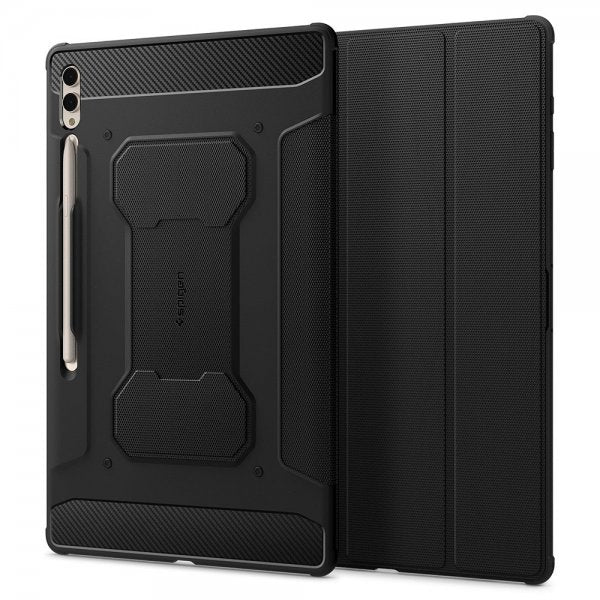 Spigen Samsung Galaxy Tab S8 Ultra/S9 Ultra/S10 Ultra Cover Rugged Armor Pro Sort