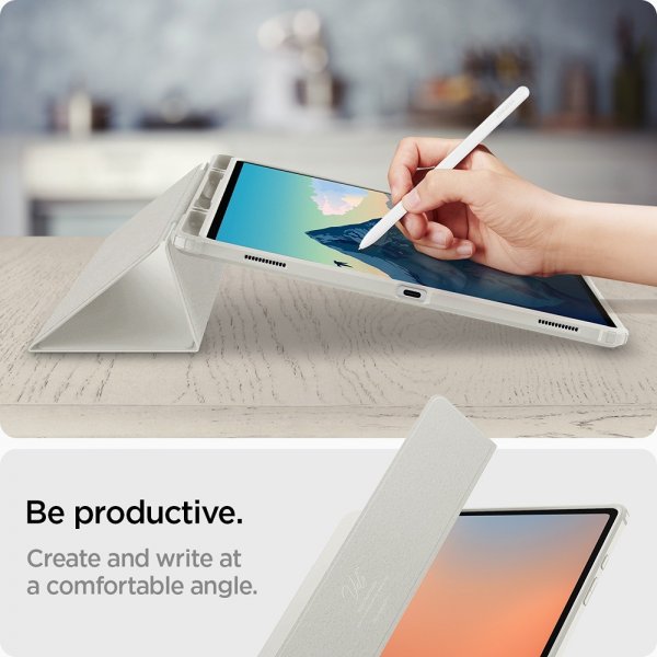 Spigen Samsung Galaxy Tab S8 Ultra/S9 Ultra/S10 Ultra Etui Ultra Hybrid Pro Grå