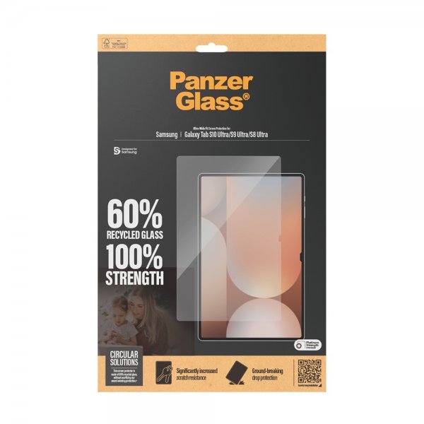 PanzerGlass Samsung Galaxy Tab S8 Ultra/S9 Ultra/S10 Ultra Skærmbeskyttelse Ultra-Wide Fit