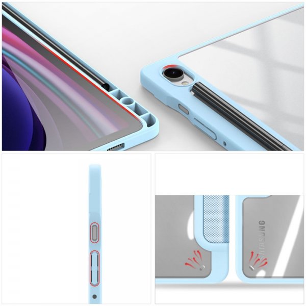 Dux Ducis Samsung Galaxy Tab S9 FE Cover TOBY Series Blå