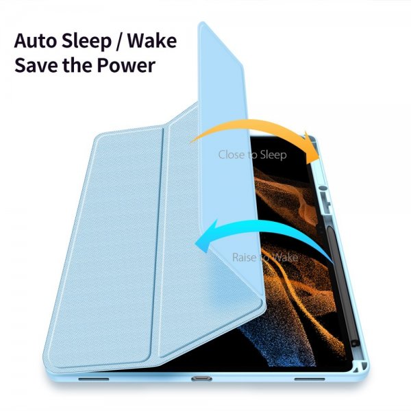 Dux Ducis Samsung Galaxy Tab S9 Ultra Cover TOBY Series Blå