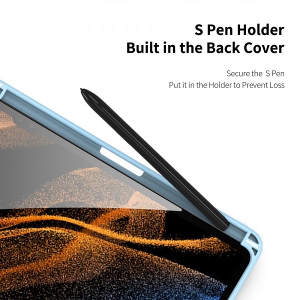 Dux Ducis Samsung Galaxy Tab S9 Ultra Cover TOBY Series Blå