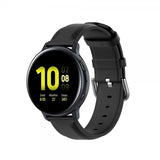 Samsung Galaxy Watch 20mm Rem Ægte Læder Sort