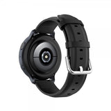 Samsung Galaxy Watch 20mm Rem Ægte Læder Sort