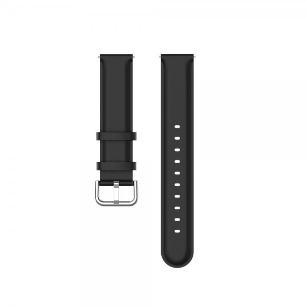 Samsung Galaxy Watch 20mm Rem Ægte Læder Sort