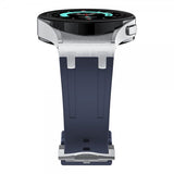 Samsung Galaxy Watch 20mm Silikone Rem Sølv Spænde Blå