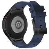 Samsung Galaxy Watch 20mm Silikonerem Sort Spænde Blå