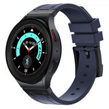 Samsung Galaxy Watch 20mm Silikonerem Sort Spænde Blå