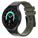 Samsung Galaxy Watch 20 mm Silikone Rem Sort Spænde Grøn