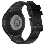 Samsung Galaxy Watch 20mm Silikonerem Sort Spænde Sort