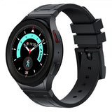 Samsung Galaxy Watch 20mm Silikonerem Sort Spænde Sort