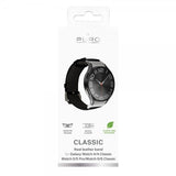 Puro Samsung Galaxy Watch 20 mm Armbånd Læder Rem Sort