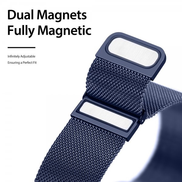 Dux Ducis Samsung Galaxy Watch 20mm Armbånd Milanese Blå