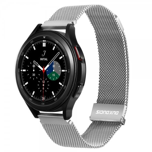 Dux Ducis Samsung Galaxy Watch 20mm Rem Milanese Sølv