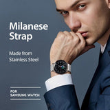 Dux Ducis Samsung Galaxy Watch 20mm Rem Milanese Sølv