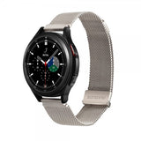 Dux Ducis Samsung Galaxy Watch 20mm Rem Milanese Starlight Sølv