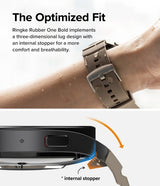 Ringke Samsung Galaxy Watch 20mm Rem Gummi One Bold Rem Gråt Sand