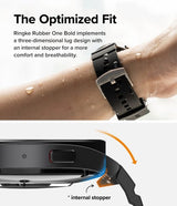 Ringke Samsung Galaxy Watch 20mm Rem Gummi One Bold Band Sort