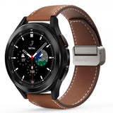 Dux Ducis Samsung Galaxy Watch 20mm Armbånd YA-serien Brun