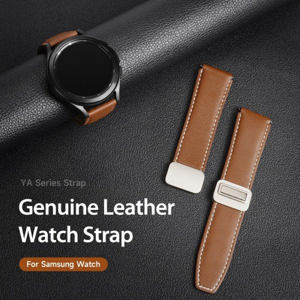 Dux Ducis Samsung Galaxy Watch 20mm Armbånd YA-serien Brun
